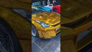 Nissan GTR Gold Edition Dubai