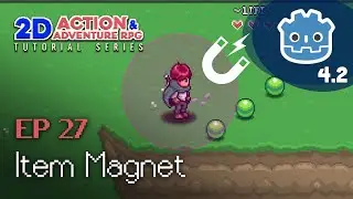 Item Magnet // E27 // Make a 2D Action & Adventure RPG in Godot 4