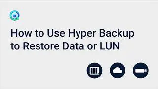 Восстановление данных или LUN с помощью Hyper Backup
