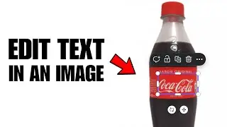 How to change/replace text in a picture in Canva (even if it’s “baked in”)