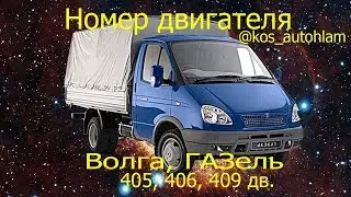 Номер двигателя 406 газель Волга газ