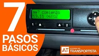Digital Tachograph Tutorial. How to Use the Tachograph and Card During a Driving Day