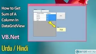 How to get Sum of A Column in DataGridView - VB.Net