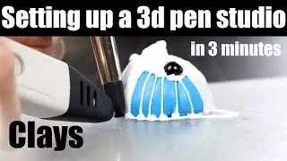 My 3d pen studio Clay support