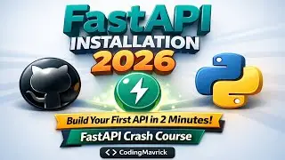 ⚡ FastAPI Crash Course: Build Your First API in 2 Minutes | FastAPI Installation Tutorial