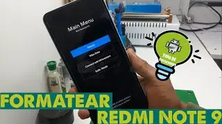 FORMAT REDMI NOTE 9 (FACTORY MODE)