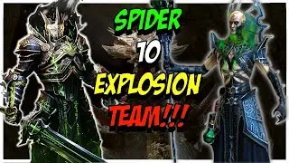 Spider Hard 10 HP & Poison Exploder Comp!!! | Raid: Shadow Legends
