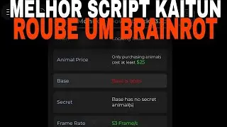 MELHOR SCRIPT KAITUN PARA ROUBE UM BRAINROT/STEAL A BRAINROT AUTO FARM