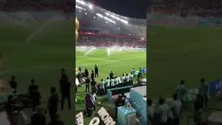 FIFA Trophy balloon on stadium world cup QATAR 2022 