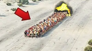 КАК СЖЕЧЬ 200+ ЧЕЛОВЕК ЗА ОДИН РАЗ В GTA 5