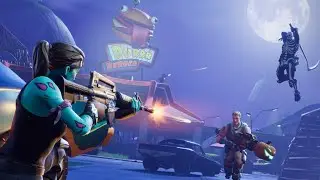 Fortnite Королевская битва. Топ 1!