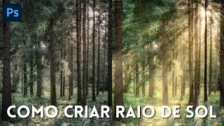 Como criar RAIO DE SOL no Photoshop