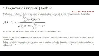 NPTEL The Joy of Computing using Python-Week 12 Programming Assignment -Solution Hint-Jan 2024