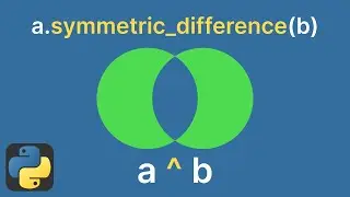 Python Set Symmetric Difference Method and Operator Tutorial