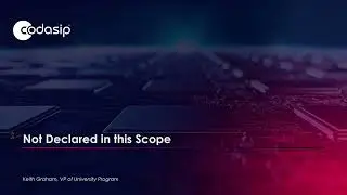 FAQ: Not Declared in this Scope