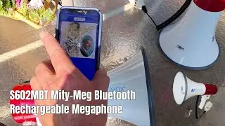 S602MBT Mity-Meg Bluetooth Rechargeable Megaphone