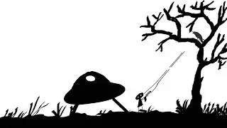 Alien visiting earth | 2d  animation | alien cartoon