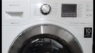 تست مود لغسالة سامسونغ 9kg مع نشافة eco bubble