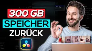 Speicherplatz sparen in Davinci Resolve 18 | Render Cache löschen