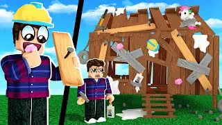 НАНЯЛ 1000 МОЩНЫХ СТРОИТЕЛЕЙ в СИМУЛЯТОРЕ СТРОЙКИ в Роблокс! / Building Architect Roblox