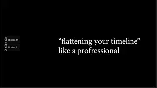 Flatten that Premiere timeline and move on with your life