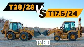 ОБЗОР и СРАВНЕНИЕ ЭКСКАВАТОРОВ-ПОГРУЗЧИКОВ REDSTAR T17.5/24 и T28/28. КАКОЙ ЛУЧШЕ?!