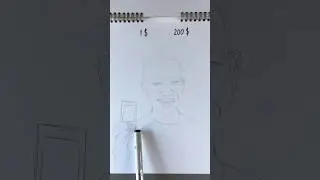 Асланцки | 1$ vs 200$ [ASMR] #art #asmrart #рисунок