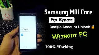 Samsung M01 Core Frp bypass | Google Account Bypass | Without Pc | Latest