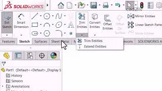SolidWorks Extend Command: Bridge Gaps & Complete Sketches FAST! (Precision Tips)
