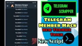 Best script termux to add 10k members to telegram Channel