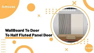 [System Cabinet FAQs] WallBoard to Door to Half Fluted Panel Door V5
