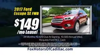 Fox Ford of Cadillac Giant September Selloff