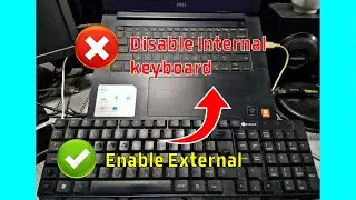How to Disable Laptop keyboard when External is Connected [ Windows 10 ]