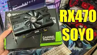 Comprei a RX470 4GB Soyo... Unboxing, Review e TESTE em VÁRIOS JOGOS!!!