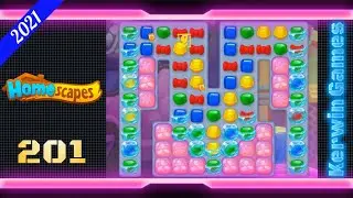 Homescapes Level 201 - Super Hard Level - No Boosters - 21 moves (2021)