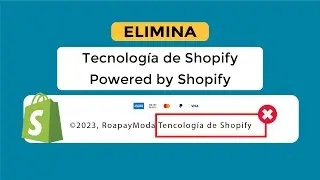 Quitar "Powered by Shopify" o "Tecnología de Shopify" | 2023 Tutorial