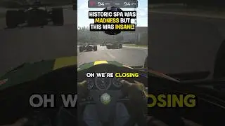 Historic Spa was MADNESS but THIS was INSANE! #gaming #simracing #shorts