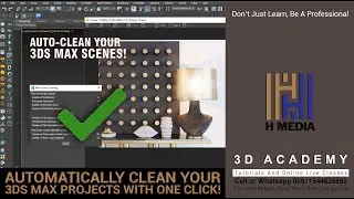 Automatically Clean Your 3DS Max Projects with One Click! (Malayalam)