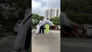 Don’t laugh on others 🙏 #gymnast #acrobatics #action #stunt #flip #viralshort #backflip #attitude