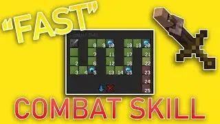 Level Up Combat Skill FAST in Hypixel Skyblock
