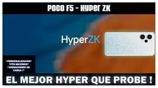 Poco F5 - Hyper ZK ! Hyper OS MAXIMIZADO ! NUEVAS ANIMACIONES DE CARGA !