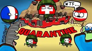 Zombies in Europe. France. Countryballs episode 2