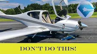 A Real World Example of What Not To Do In A Bounced Landing |Diamond DA40|