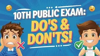 🤯 10th Public Exam DO's & DON'Ts in Tamil| ✅ Avoid These Mistakes & Score High!