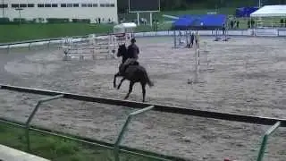 Конкур. Перепрыжка в маршруте 140 см