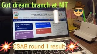 CSAB Round 1 | Finally Got the Branch I Wanted