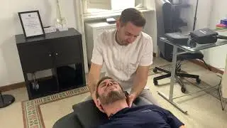 Trattamento osteopatico per cervicale collegata alla bocca 👨🏼‍⚕