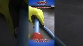 Join MDPE pipe using a Melimatic Push-Loc fitting #shorts