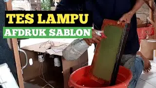 TES LAMPU AFDRUK SABLON