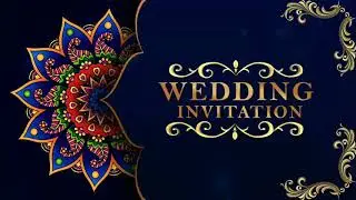 Wedding Invitation | Wedding invitation video background | Save the date wedding invitation